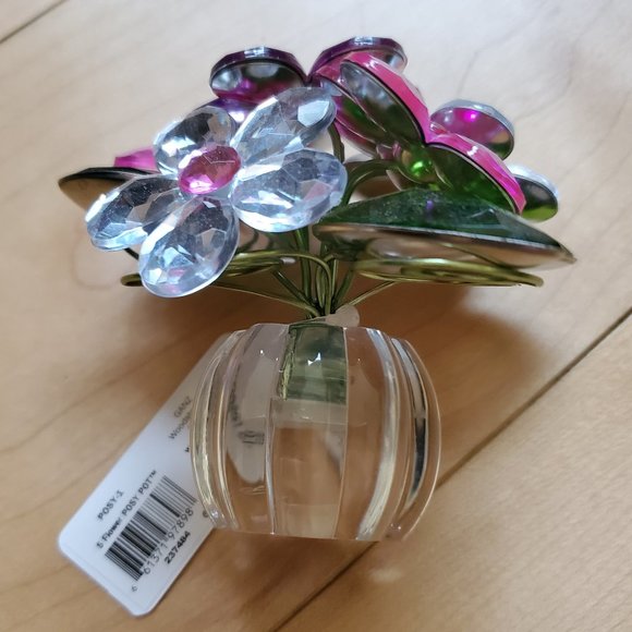GANZ Accents Ganz Crystal Expressions Acrylic Posy Pot Sculpture